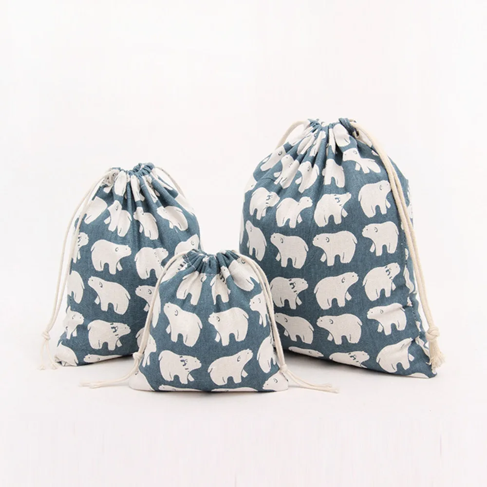 1 шт. льняные пакеты на шнурке в виде Пиренеев|bag drawstring|bag packagebag bag |