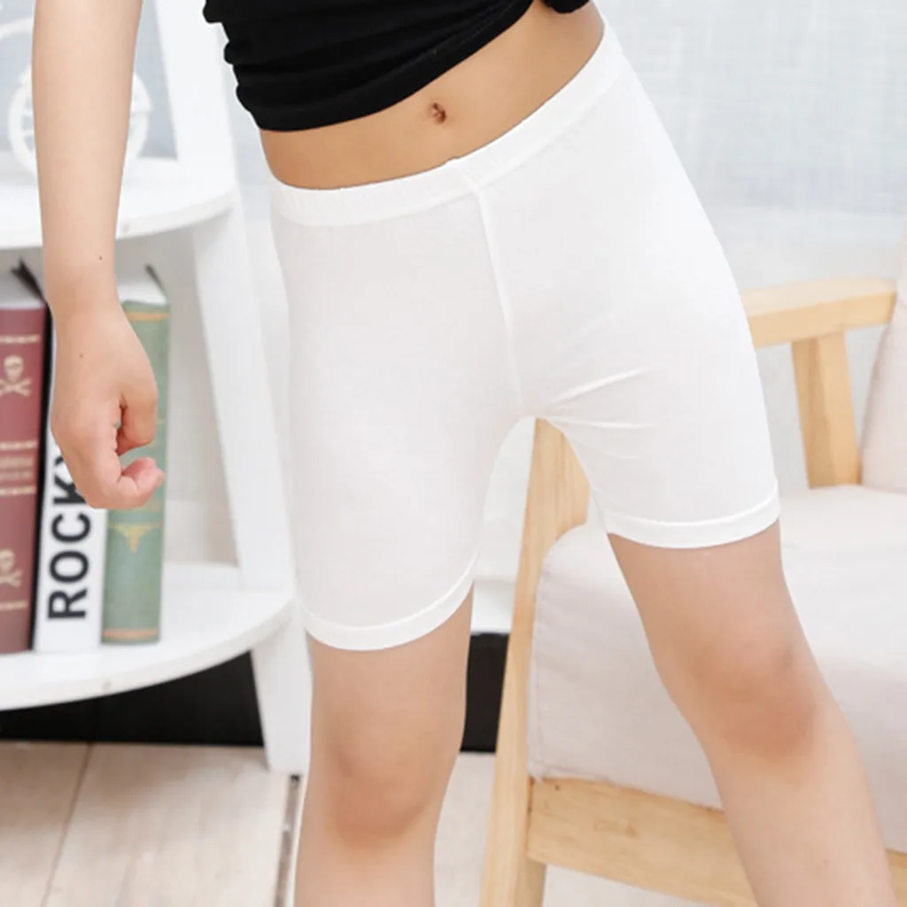 

6 Pack New Fashion Children Dance Shorts Girls Bike Short Breathable Solid Safety 6 Coulor Elasticity Baby shorts Cotton Toddler