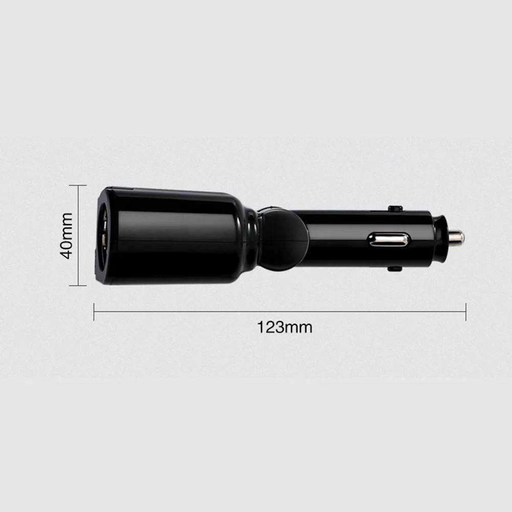 

Rotary Digital Display Dual USB Car Charger Cigarette Lighter Socket Adapter