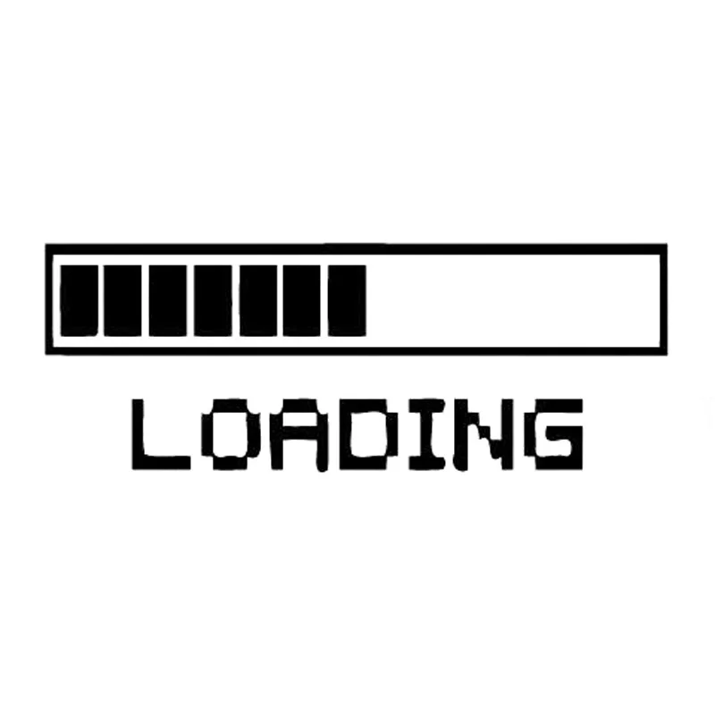 

14cm*5.1cm Loading Mark Creative window Styling Stickers Decals Vinly