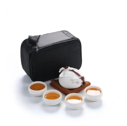 TANGPIN керамический чайник Gaiwan, чайная чашка для пуэр, китайский чайник, портативный чайный набор, посуда для напитков - Цвет: Style E