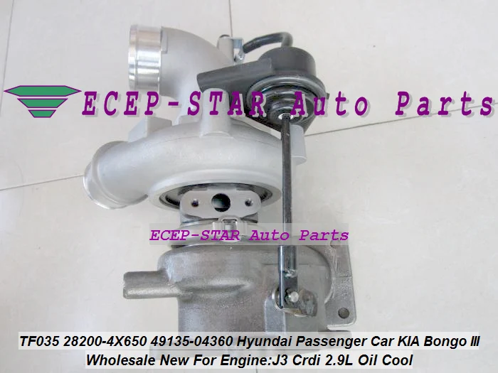Турбо TF035HM 28200-4X650 282004X650 49135-04360 49135 04360 для Hyundai пассажирского автомобиля KIA Bongo III