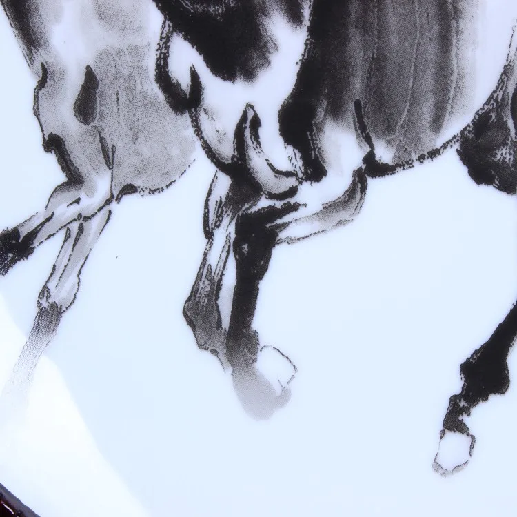 Китайская фарфоровая живопись Цзиндэчжэнь из коллекции знаков зодиака лошадь