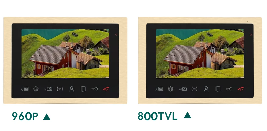 Dragonsview Домашний домофон 10 дюймов Большой экран видео домофон система AHD 960P датчик движения Панель вызова камера