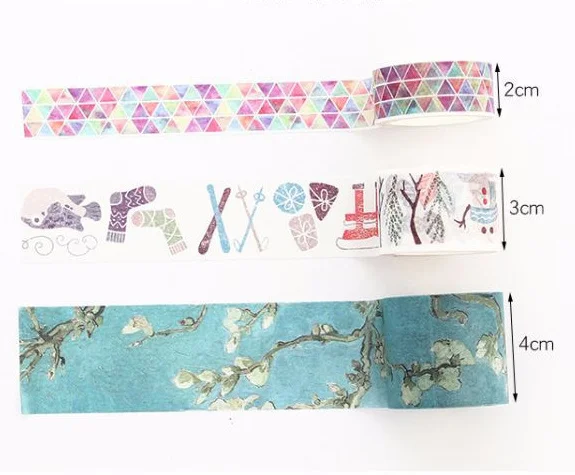 2cm 3cm 4cm Leaves flower washi tape masking DIY decoration Scrapbooking Sticker Label Tape School Office Supplies | Канцтовары для
