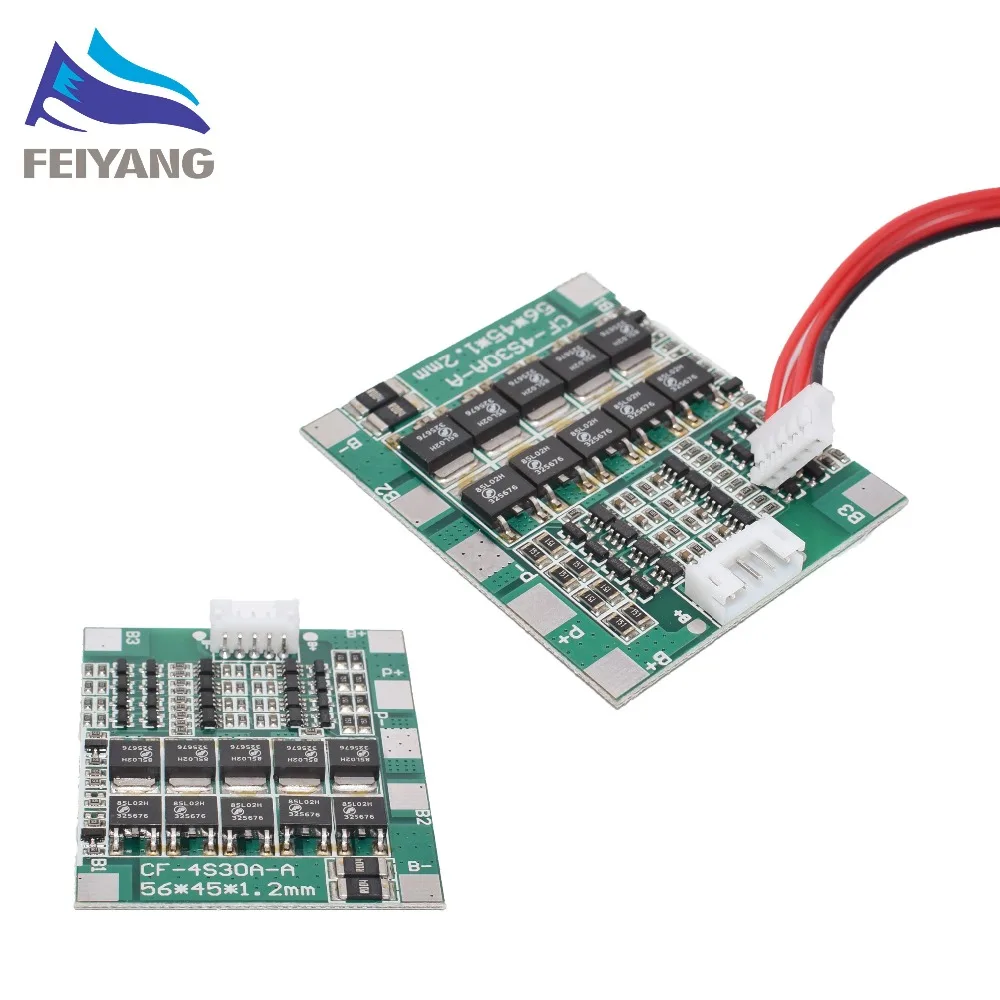 Новое поступление 4S 30A 14,8 V литий-ионный аккумулятор 18650 BMS пакеты Щит защиты печатной платы баланс Интегральные схемы