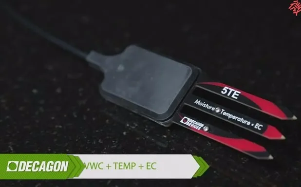 Decagon Devices 5TE температура влажности почвы и датчик электропроводности SDI-12 до RS-232