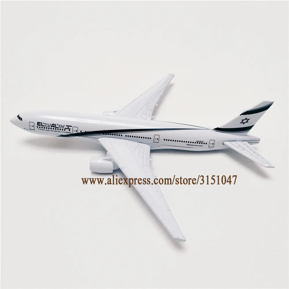 16 см сплав металла Air El Al Israel Airlines Boeing 777 B777 Airways модель самолета Модель ж Стенд самолет подарок