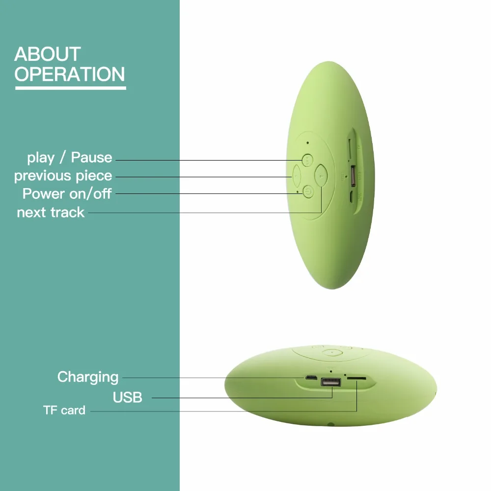 Fatmoon GL 1 Mini Bluetooth Динамик Портативный беспроводной Саундбар MP3 плеер громкой связи
