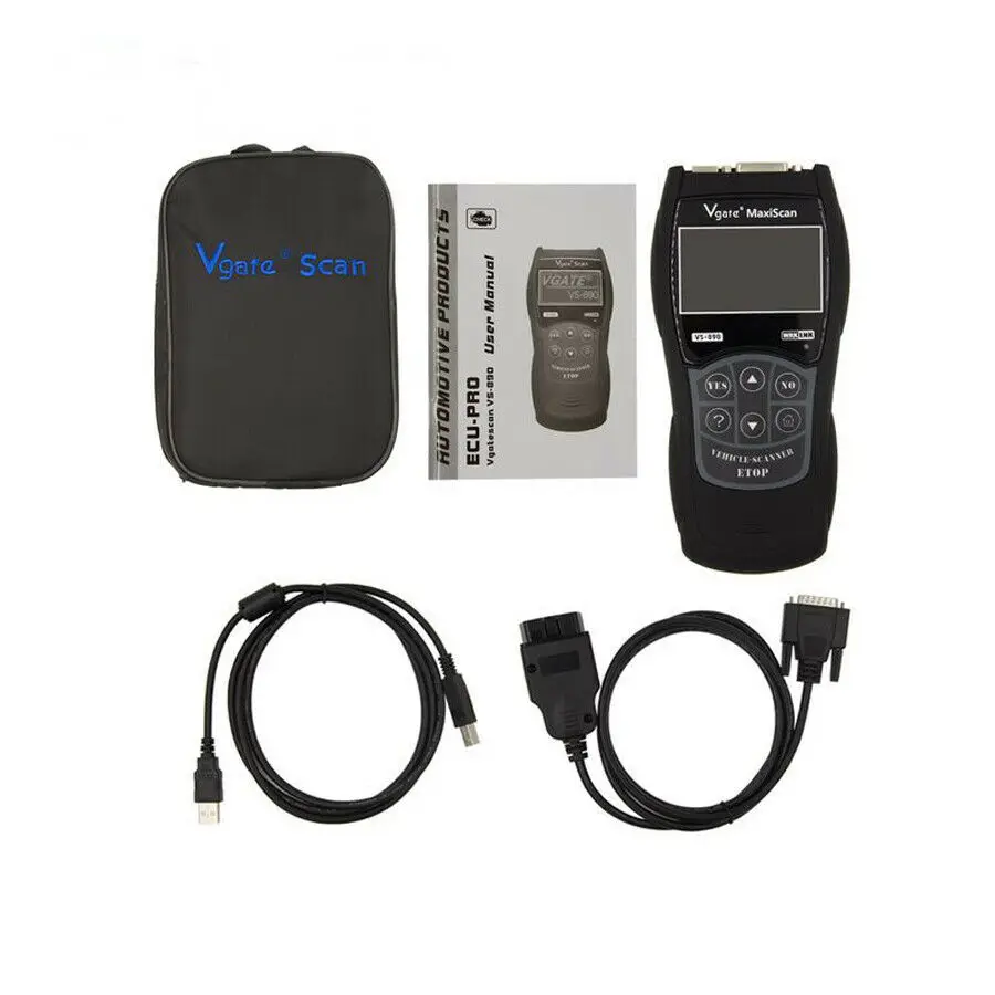 Vgate VS890 OBD2 сканер VS 890 OBDII считыватель кодов Поддержка OBD протоколы могут на 13