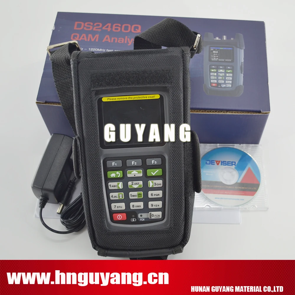 Deviser DS2460Q ds2400q обновленная версия catv QAM измеритель анализа быстрого спектра с