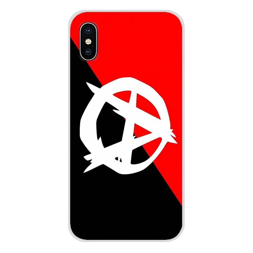 Для Motorola Moto X4 E4 E5 G5 G5S G6 Z Z2 Z3 G3 G2 C Play Plus amazing Anarchy Symbol A logo Аксессуары чехлы для