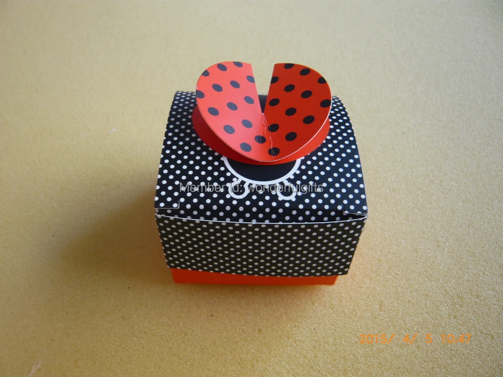 Коробка для конфет Baby shower праздничные украшения упаковка милый как баг 3D божья