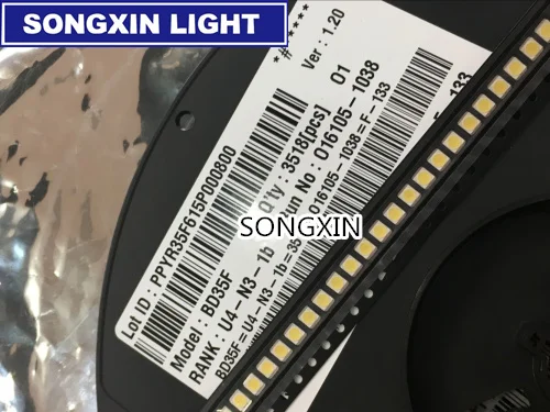 500 шт. для LG 3 В Высокая мощность 2835 SMD LED s диодный телевизор сверхъяркий Diodo