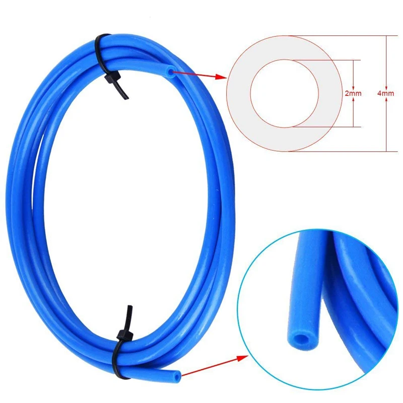 1 м тефлоновая синяя трубка из ПТФЭ Запчасти для 3D принтеров J head Hotend Bowden Extruder V5 V6 75
