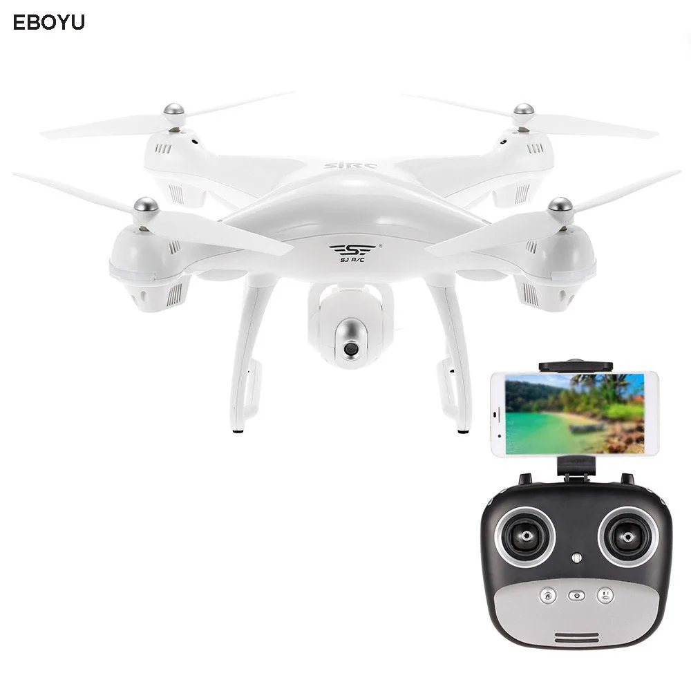 SJR/C S70W GPS Дрон FPV Регулируемая 720P/1080P HD камера широкий угол RTF Двойной