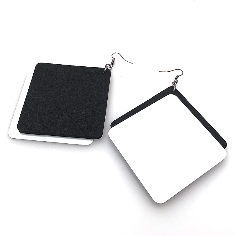 2018 Glamour Fashion Design Oversized Square Sponge Aluminum Alloy Combination Geometric Earrings For Women Accessories Jewel | Украшения и