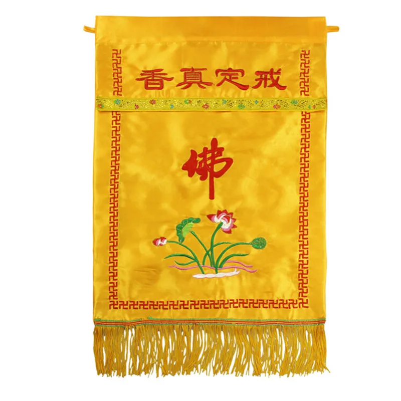 Буддистские принадлежности кольцо на вкусном столике с вышивкой учетная запись