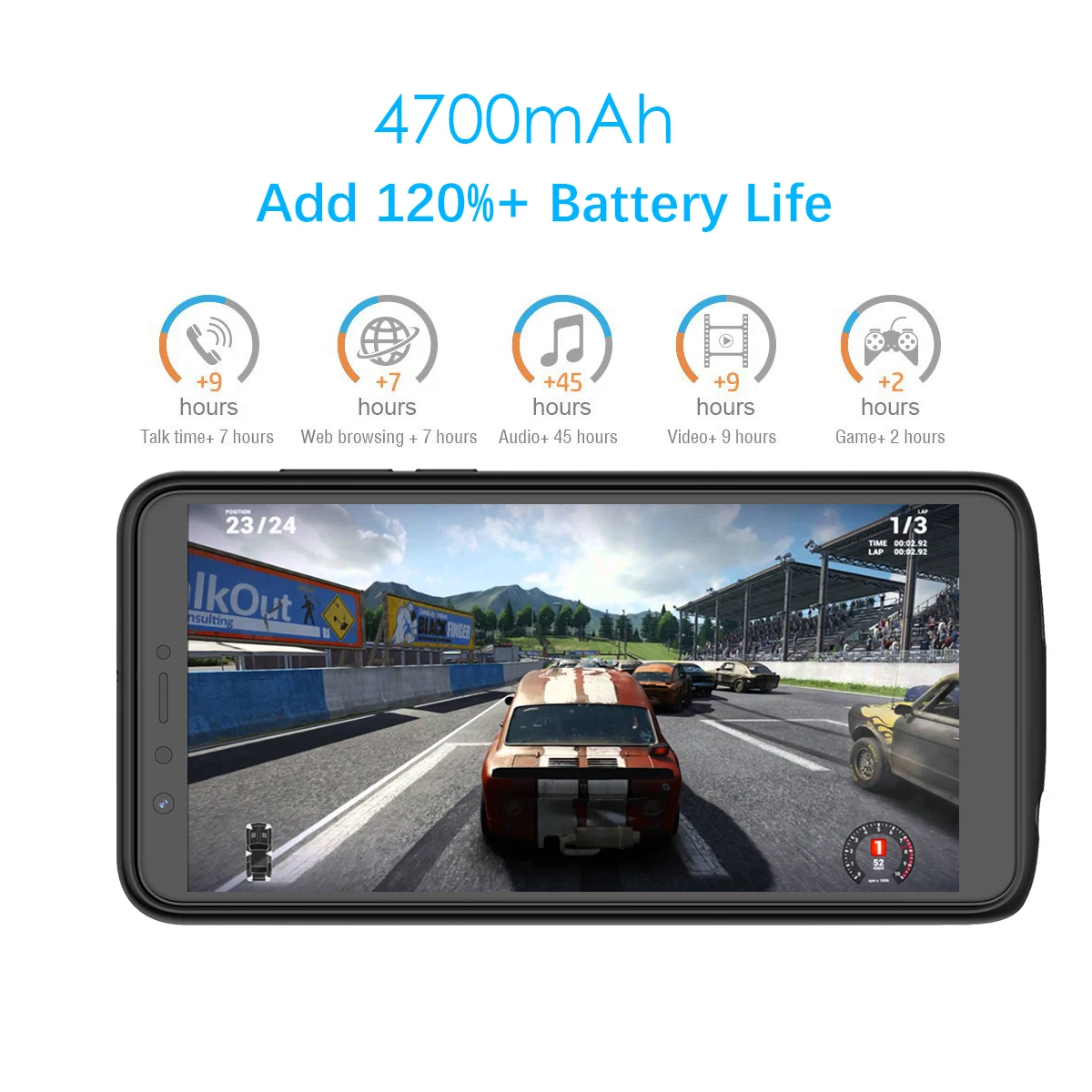 Чехол для huawei Y7 Honor 7C, зарядное устройство, 4700 мА/ч, внешнее запасное зарядное устройство, чехол для huawei Honor 7C, чехол