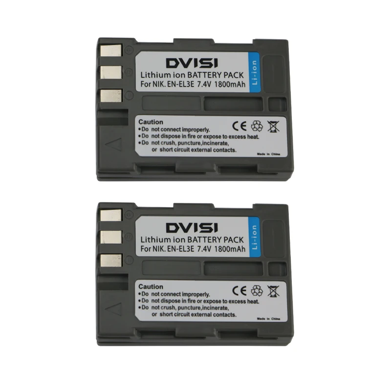 7 4 В 1.8Ah EN EL3e ENEL3e аккумуляторная батарея для камеры Nikon D90 D700 D300 D80 D70 D50 D200 D300s D100