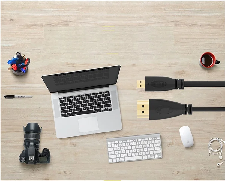 Высокая скорость 30 см 50 см 3ft 1m2m6ft 3 м 10ft 5 м V1.4 мужчина к разъём HDMI папа Micro HDMI кабель 1080p 1440 для HDTV PS3 xbox 3D ЖК-дисплей