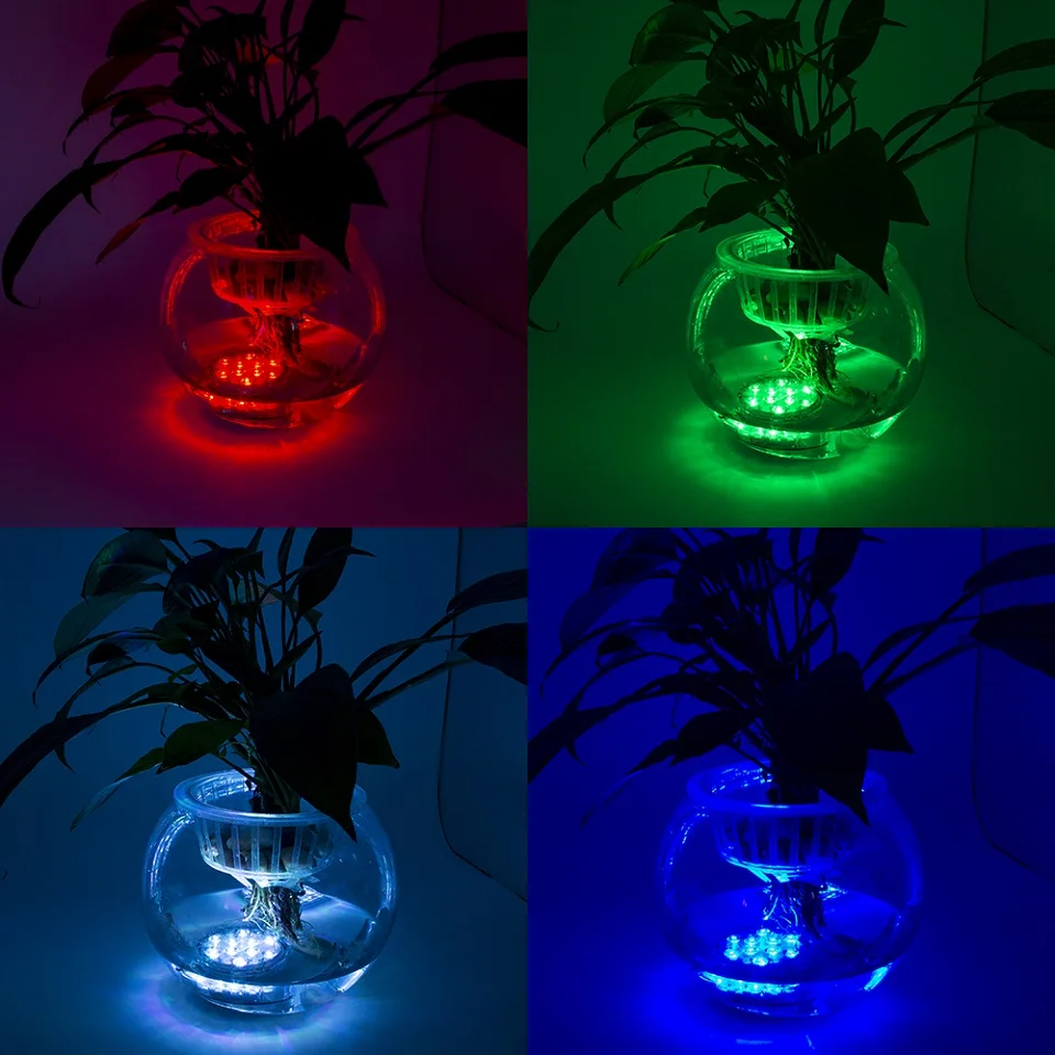 IP68 водонепроницаемый светильник для бассейна RGB светодиодный Красочный подводный светильник ing Pond погружной светильник для свадебной вечеринки