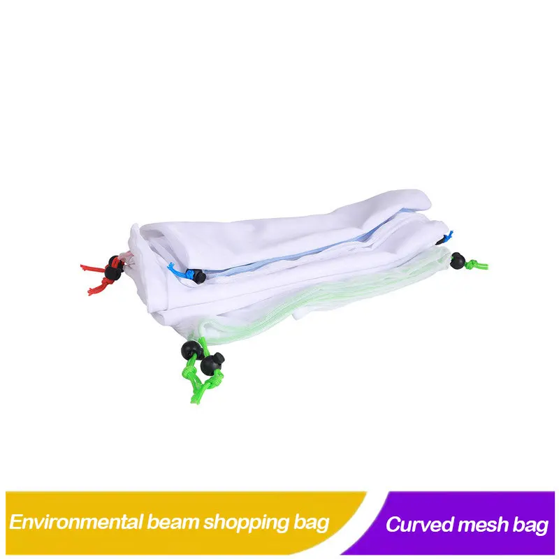 12 шт. Сетчатая Сумка для хранения Многоразовые Сумки продуктов из сетки