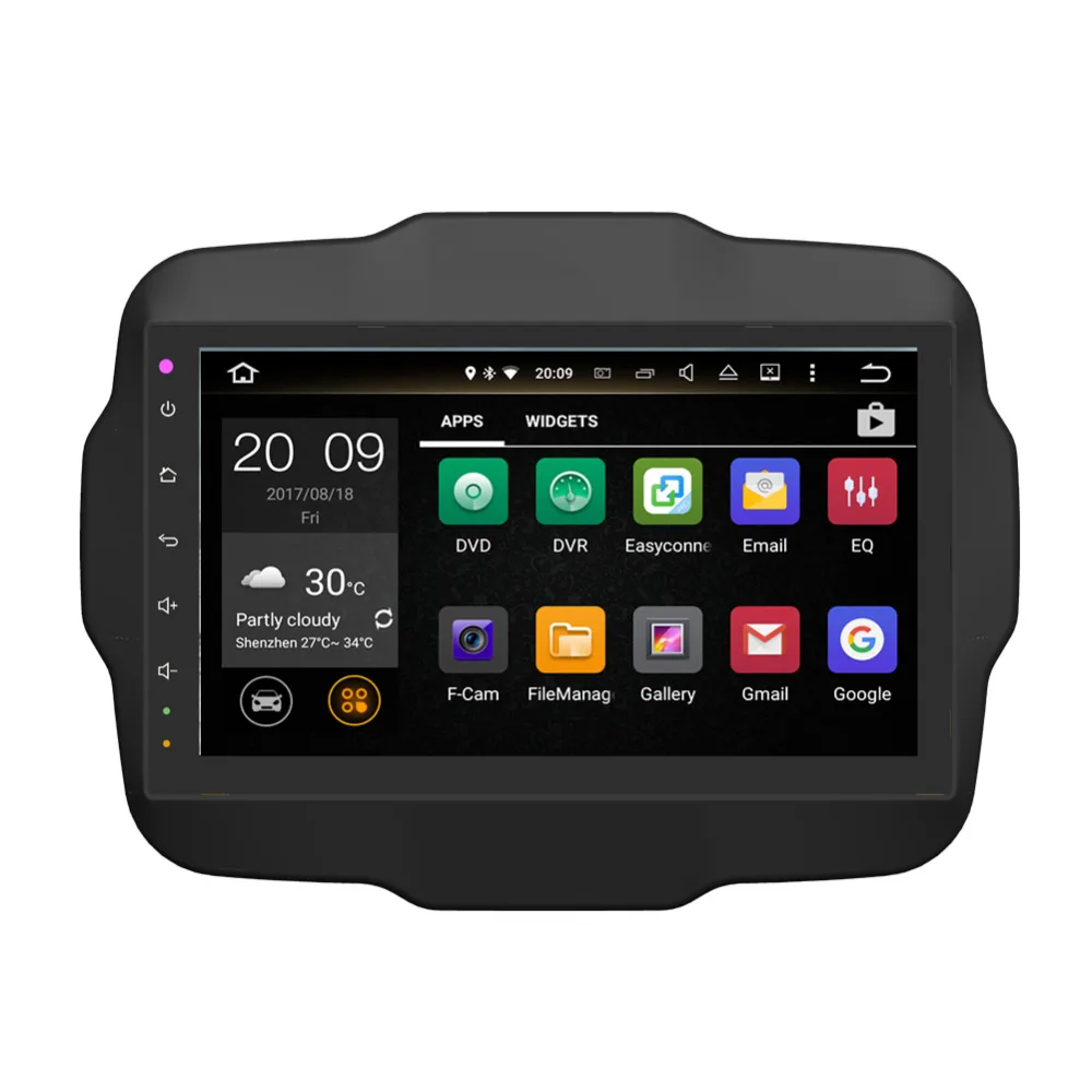 Автомагнитола для Jeep Renegade мультимедийный проигрыватель на Android 10 1 экран 8 0 дюйма 4