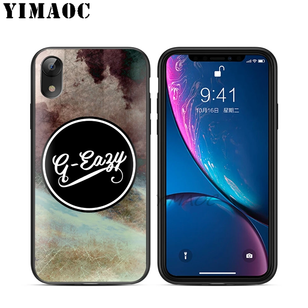 YIMAOC G Eazy Singer Rapper Мягкий ТПУ Черный силиконовый чехол для iPhone X или 10 8 7 6S Plus 5 5S SE Xr Xs