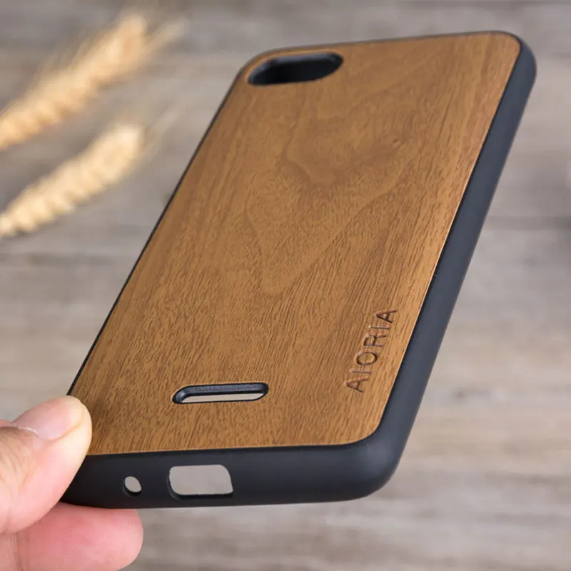 Чехол с деревянным дизайном для Xiaomi Redmi 6A мягкие силиконовые чехлы из ТПУ и