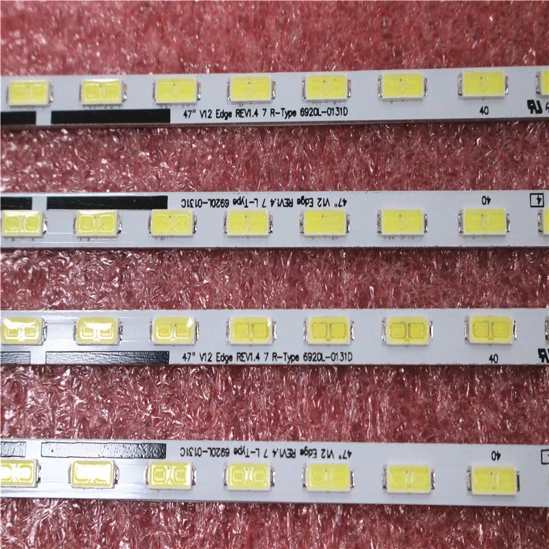 10 шт. * 48 Светодиодный ная лента 47 дюймов V12 Edge R L тип 6920L 0131D 0131C для 6922L 0017A 0018A 47LM6200
