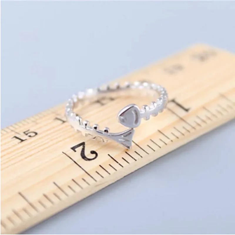 S925 sterling silver female models Korean fashion fun fish bones open ring | Украшения и аксессуары