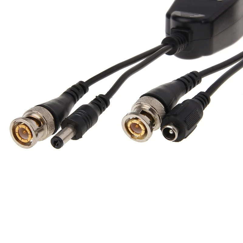 1CH пассивный RJ45 CCTV мощность видео аудио Balun приемопередатчик HDCVI HDTVI аналоговая AHD