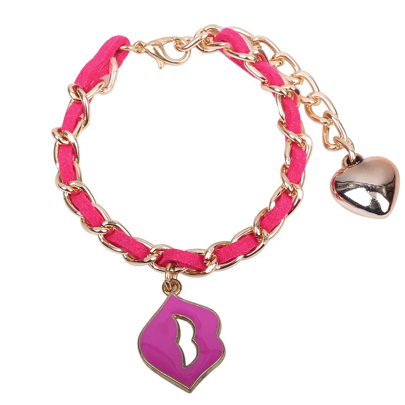 Sales under Korea jewelry vintage beaded manufacturers processing fashion big lips mouth wholesale | Украшения и аксессуары