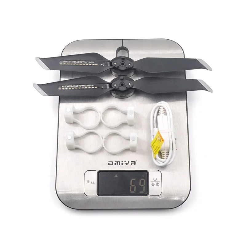 STARTRC DJI Mavic 2 pro LED Flash Word Propeller can programmable pattern paddle Quick-Releas For zoom Drone parts | Электроника