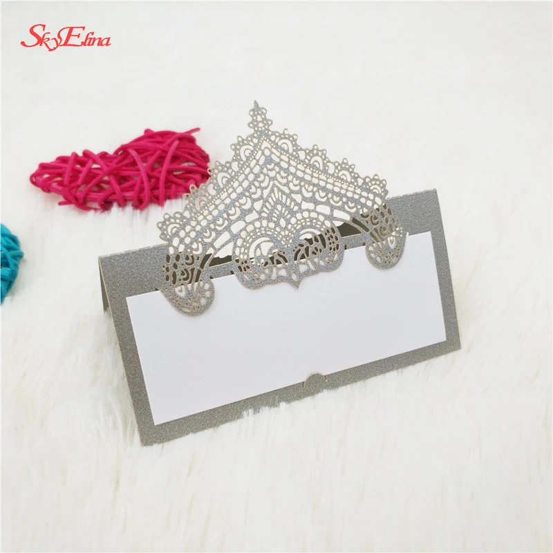 10 шт. Lase настольные карты свадебные именные Место эскорт лазерные принадлежности