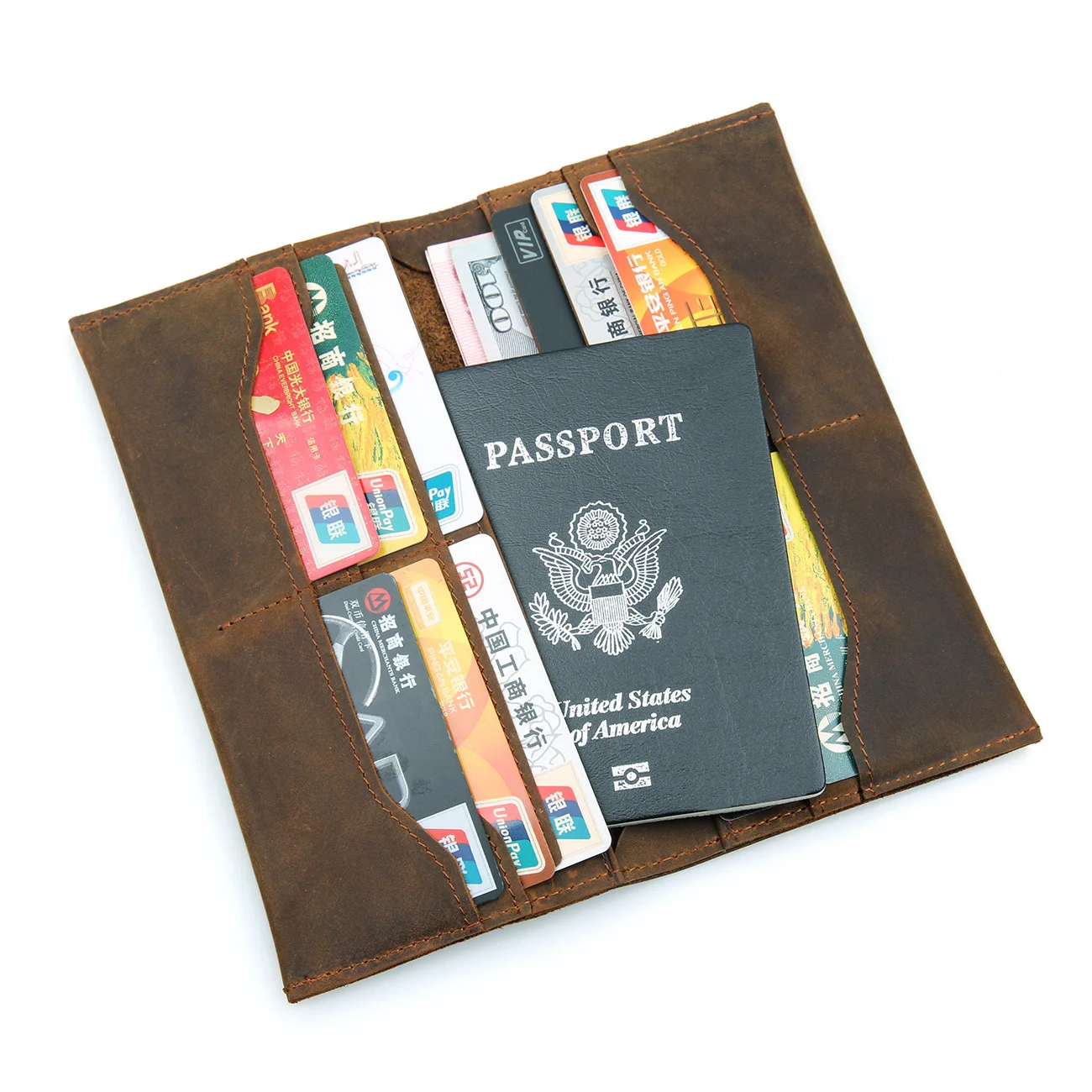 2018 роскошный мужской кошелек из натуральной кожи клатч кошельки с карманом для