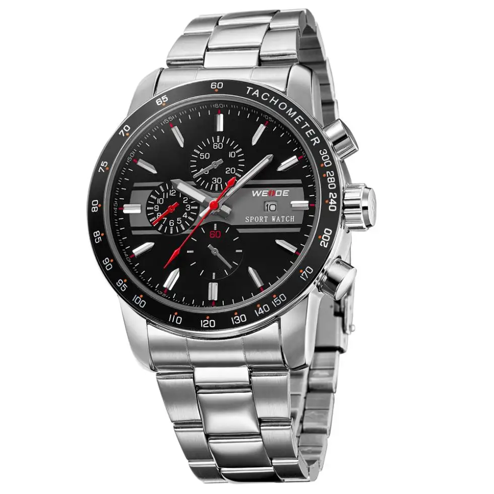 Weide dive quartz men full steel watch relogios brand luxury sports watches wristwatches relogio reloj|watch stand|watch tv on your computer