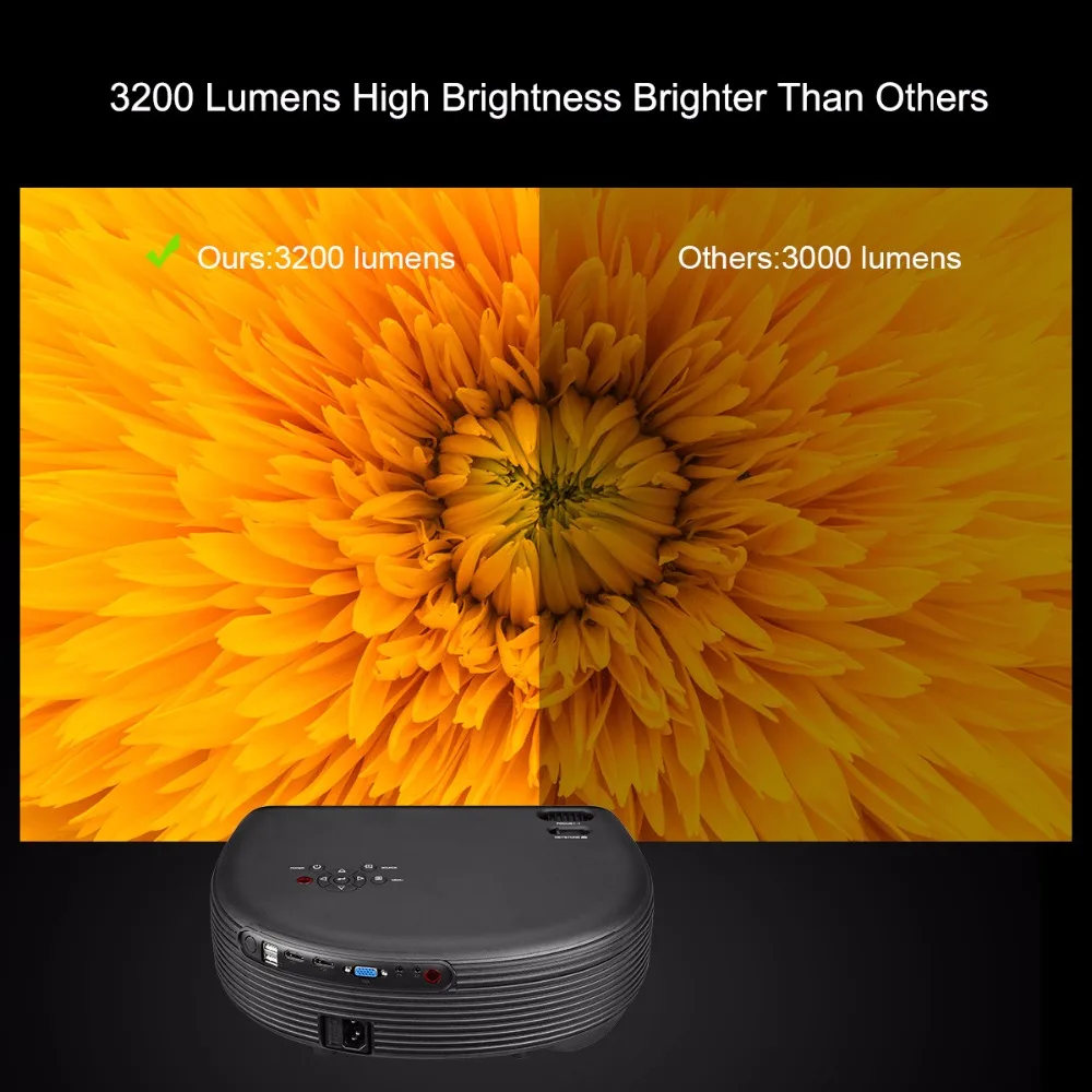 Excelvan CL760 HD lcd светодиодный проектор 3200 люмен 1080P видео игры ТВ домашний кинотеатр проектор PK CL720 проектор