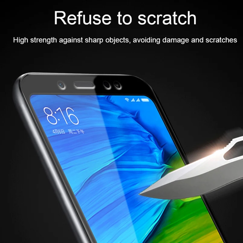 WhaY стекло для Xiaomi mi 6 закаленное 5D полное покрытие Xio красный Note 5 Pro пленка 6X A1
