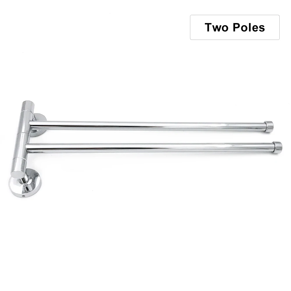 

high cost performance 360 degree rotation towel bar chrome plated towel rails bathroom Stainless Steel towel hange
