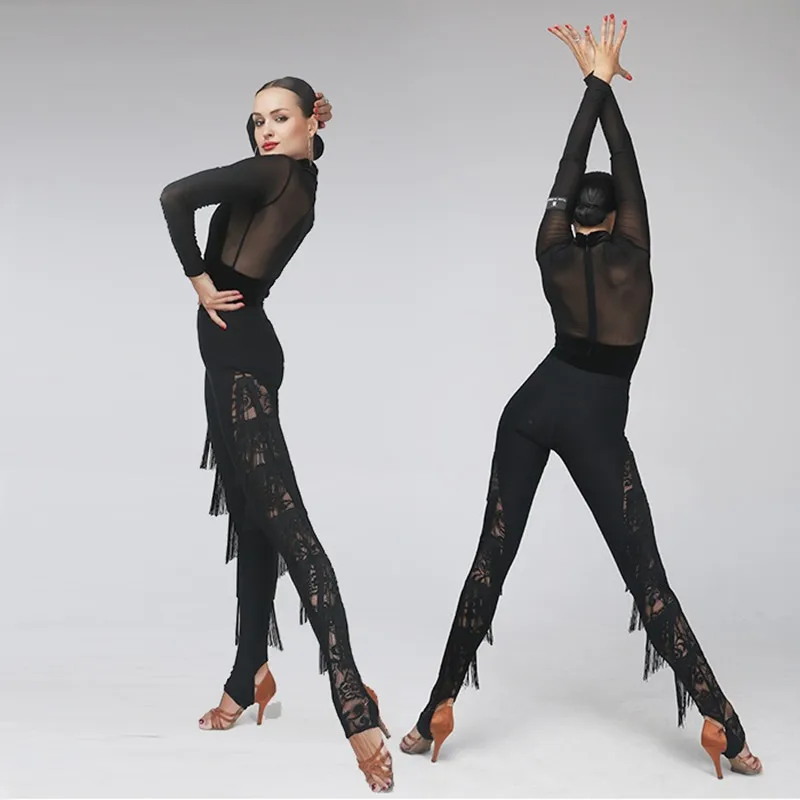 Платье с кисточками для латинских танцев костюм самбы латинские брюки Одежда ча