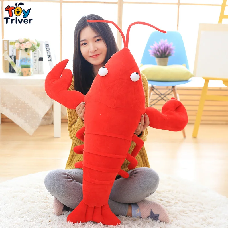 

Kawaii Омар плюшевые игрушки мягкие животные кукла подушка для малышей детей мальчиков девочек Подарки на день рождения Домашний декор для ко...