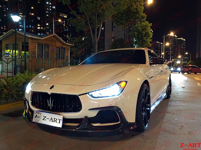 Z-ART Комплект кузова из углеродного волокна для Maserati Ghibli комплект настройки углеродного волокна для Ghibli- углеродное волокно аэродинамический комплект