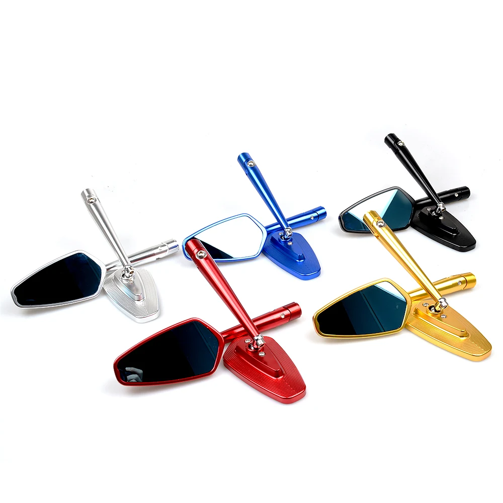 Универсальное алюминиевое боковое зеркало заднего вида для мотоцикла с ЧПУ 8 мм 10