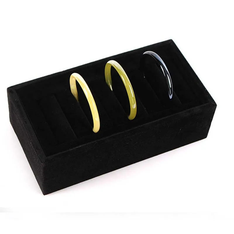 

High Quality Velvet 10 cells Bracelet Jewelry Display Holder Stand Rack Bracelets Boxes Accessories Shelf