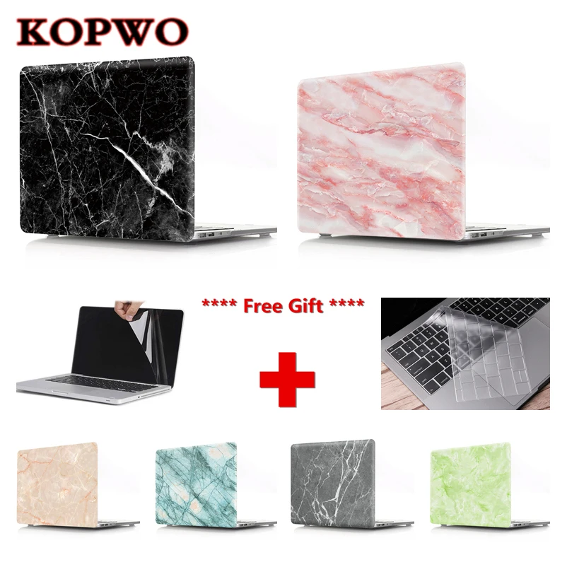 KOPWO Rock печать ноутбук Coverfor Macbook Air Pro 11 12 13 15 дюймов мраморный узор защитный футляр