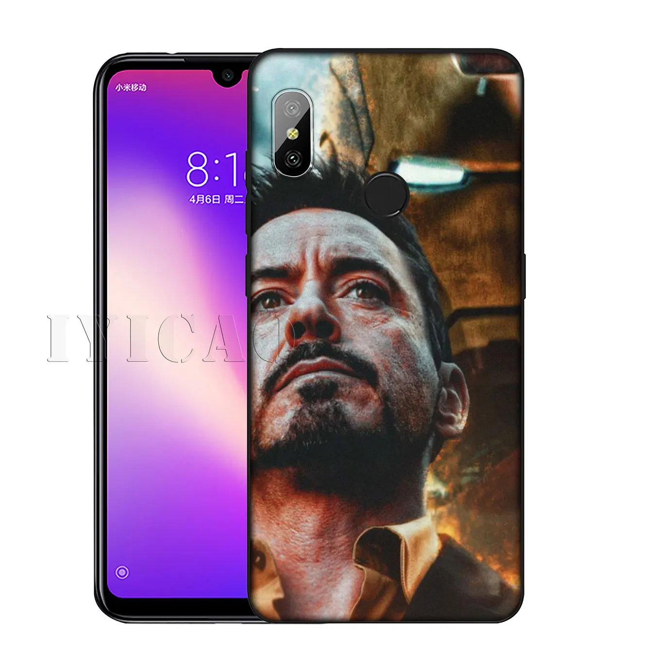 IYICAO Железный человек Marvel Мягкий силиконовый чехол для телефона Xiaomi Redmi K20 8A 7A 6A 5A S2