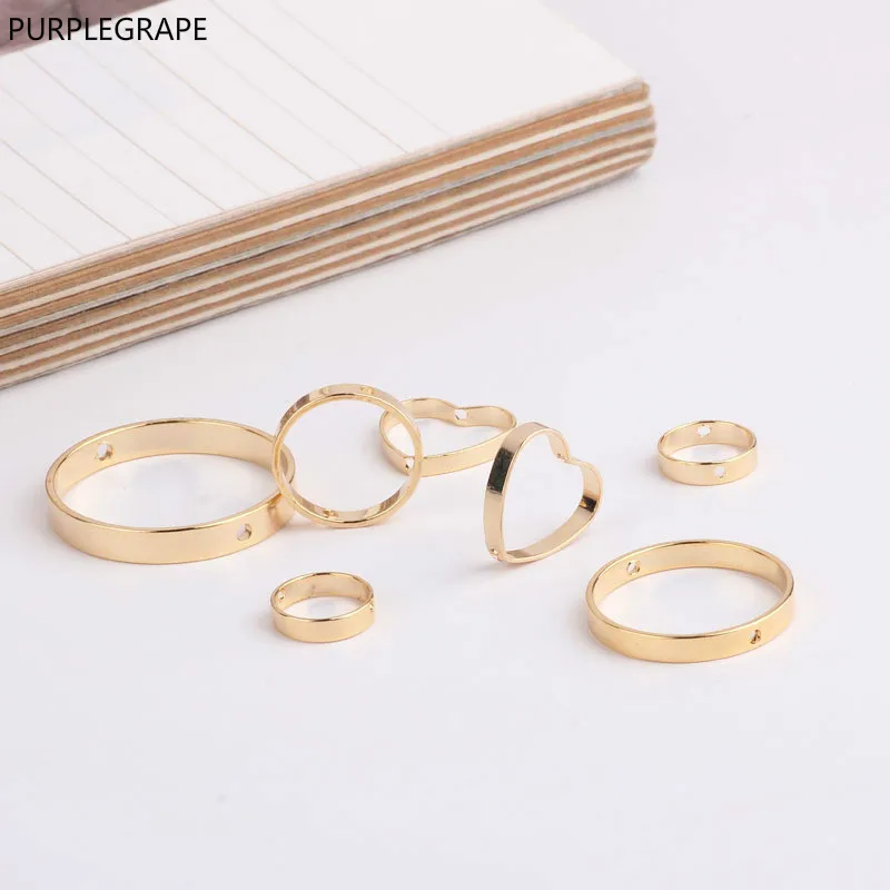 DIY серьги ювелирные изделия покрытые медью 18 К золотой цвет аксессуары