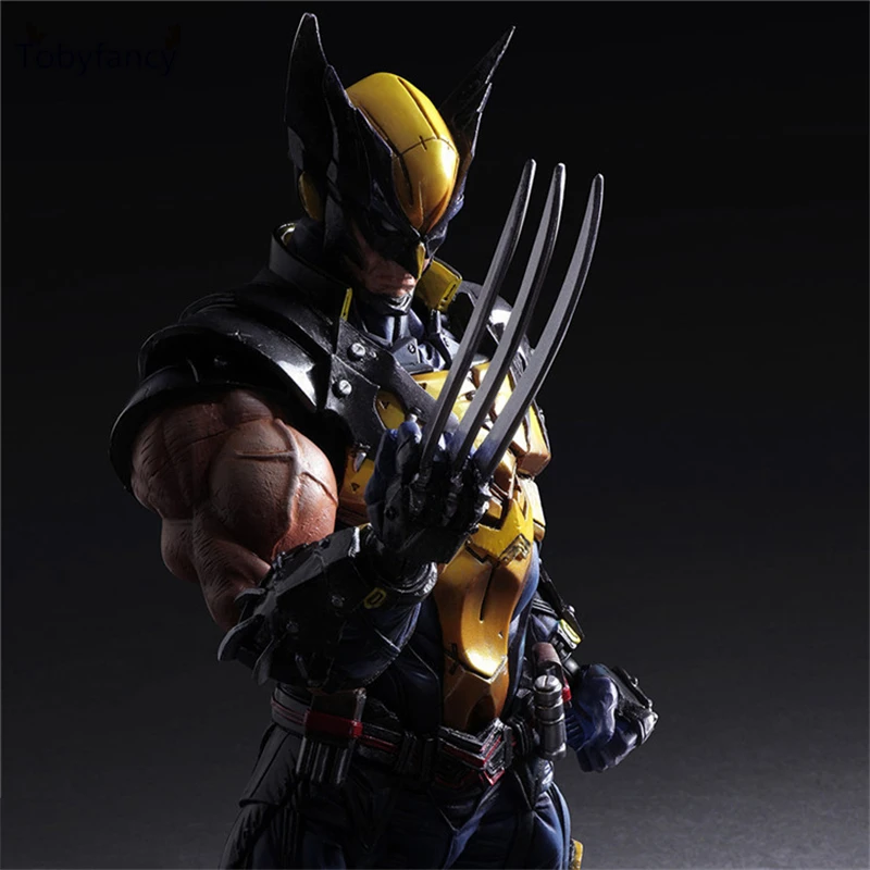 Новая фигурка Росомахи LOGAN X men X-men Play Arts Kai Wolverine James Howlett PA KAI ПВХ 26 см кукла игрушка |